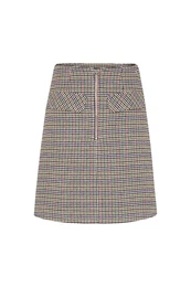 Skirt - TJW CHECK ZIP MINI SKIRT checkered