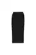 Tommy Jeans Skirt - TJW TINY TOMMY 1 RIB MIDI SKIRT black
