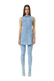 Dress - DE-GLO-F DRESS blue
