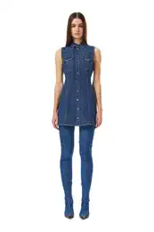 Dress - DE-GLO-F DRESS blue