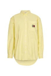 Shirt - TJW BADGE BOYFRIEND SHIRT yellow