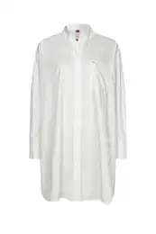 Dress - ICONS CO ARCHIVE SHIRT DRESS LS white