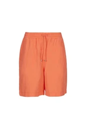 Shorts - TENCEL BLEND PULL ON SHORT orange