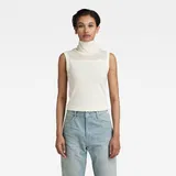 Brez rokavov Majica z ovratnikom za dame image