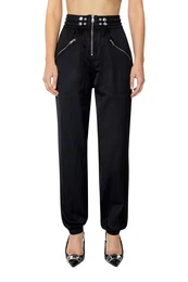 Trousers - P-AUCUBA TROUSERS black
