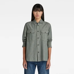 G-STAR Shirt - Officer BF shirt l\s wmn grey