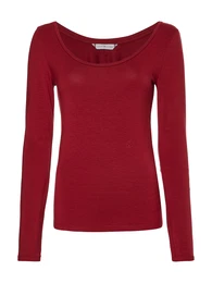 T-shirt - SLIM SOFT TENCEL SCO red