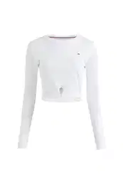 T-shirt - TJW CROP STRAP FRONT white