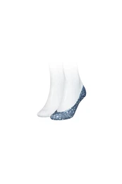 Socks - TH WOMEN FOOTIE 2P DITSY FLORAL two-tone