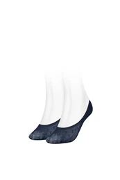 Socks - TH WOMEN FOOTIE 2P TH BURN OUT blue