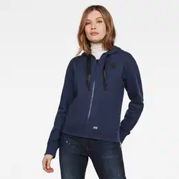 G-STAR Sweatshirt - Fyx biker hdd sw wmn l\s dark blue
