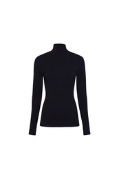 Sweater - TH ESS CABLE ROLL-NK SWEATER LS dark blue