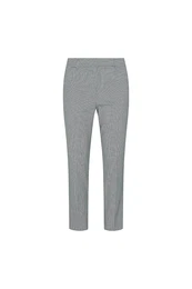 Pants - SLIM CHECK ANKLE PANT grey