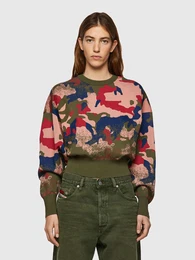 Sweatshirt - MMONTANA KNITWEAR green