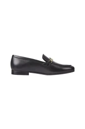 Moccasins - ELEVATED TH CHAIN LOAFER black