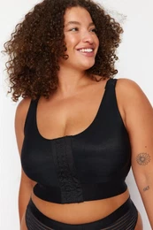 Curve Black Hook-and-loop Medical Soft Touch Bra