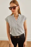Short sleeves Vintage Bluze za dame image