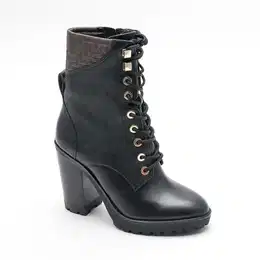 Boots - BASTIAN LACE UP black