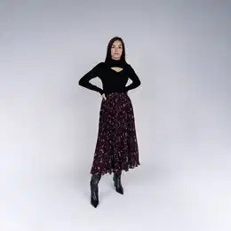 Skirt - ZINNIA PSLY PLTD SKT patterned