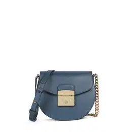 Handbag - METROPOLIS MINI CROSSBODY ROUND - ARES blue