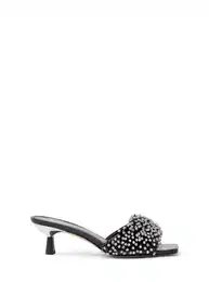 Flip-flops - SINGLE SOLE AMAL KITTEN SANDAL black