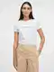 Orsay Women's White T-Shirt with Short Sleeves - Women