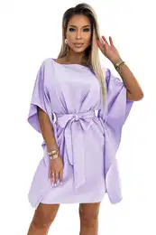Butterfly dress with tie at the waist