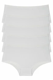 98545 Women Panties High Waist Pack of 5-WHITE