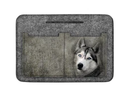Unisex's Felt Bag Organiser Husky