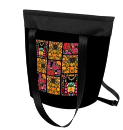 Unisex's Backpack/Bag 2in1 Frida Flowers