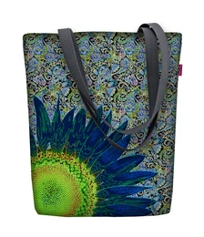 Unisex's Canvas Bag Sunny Blue Flower