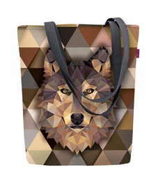 Unisex's Canvas Bag Sunny Wolf