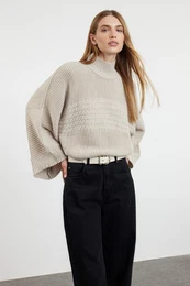 Stone Crop Basic Hair Knit Sweater