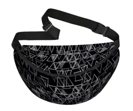 Unisex's Big Waist Bag Triangle
