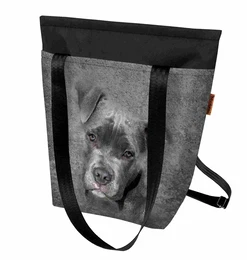 Unisex's Backpack/Bag 2in1 Pit Bull