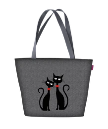 Unisex's Bag Holi Czarne Koty