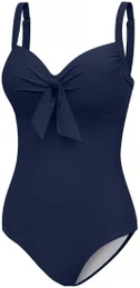 Woman's Swimming Suit Elena Navy Blue