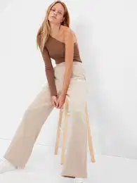 Loose sweatpants with logo - Women's