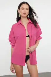 Fuchsia Woven Shirt