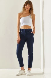 Women's Epaulette Gabardine Trousers 3947