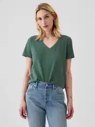 Cotton T-shirt Vintage - Women's
