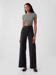 Jeans High Rise Stride Wide - Women's