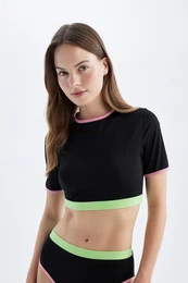 Fall In Love Regular Fit Surf Bikini Top