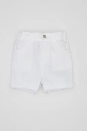 Baby Girl Gabardine Shorts