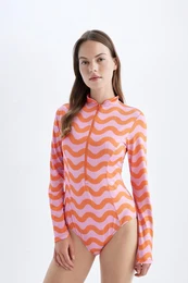 Fall In Love Regular Fit Printed Surf Swimsuit