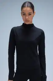 Fit Slim Fit Slim Fit Stand Collar Long Sleeve T-Shirt