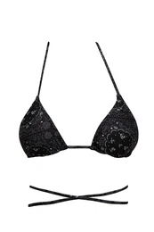 Fall in Love Regular Fit Paisley Bikini Top