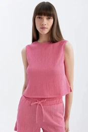 Regular Fit Crew Neck Wrap Undershirt