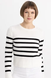 Relax Fit Crew Neck Knitwear Sweater