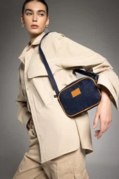 Women's Sustainable Tea Leather Crossbody Bag